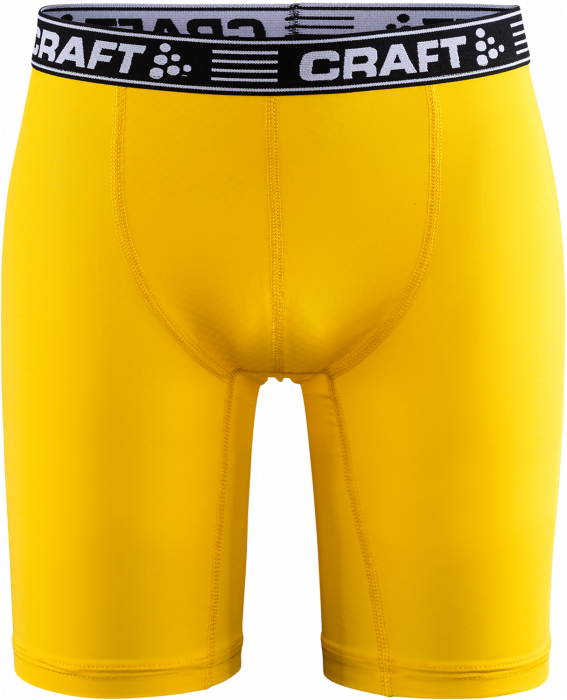 Craft - Pro Control 9" Boxer Tights Youth - Geel & zwart