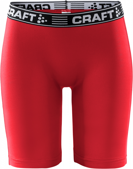 Craft - Pro Control 9" Boxer Tights Women - Czerwony & czarny