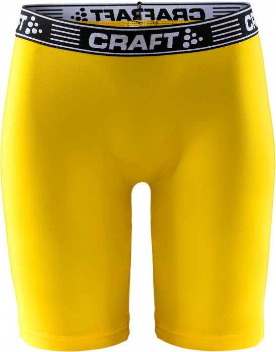Craft - Pro Control 9" Boxer Tights Women - Żółty & czarny