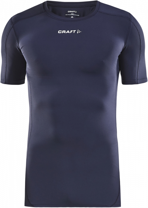 Craft - Pro Control Compression T-Shirt Uni - Marineblauw & wit