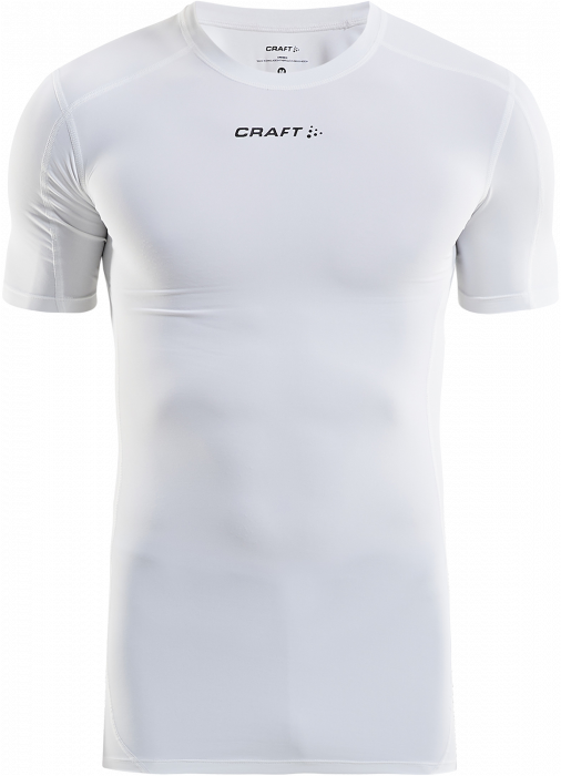 Craft - Pro Control Compression T-Shirt Uni - Weiß & schwarz